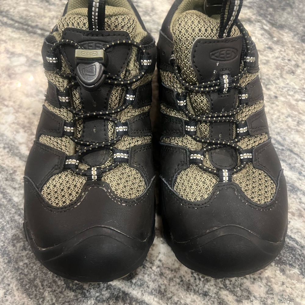 KEEN Kids' Black and Olive Sneakers